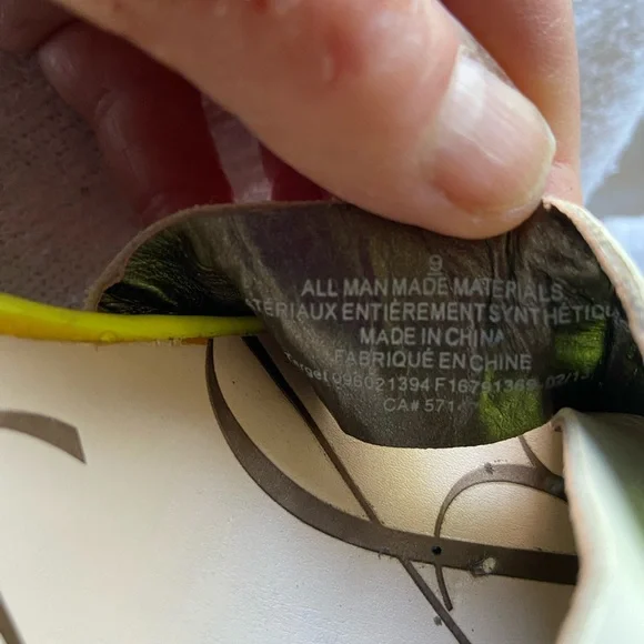 Sam & Libby color block wedge shoe with open toe with ankle strap size 9 - Picture 8 of 15